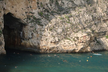 Inland sea from San Lawrenz, Gozo Malta