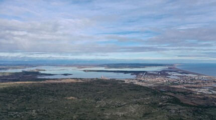 survol des corbières maritimes et du parc naturel de la narbonnaise