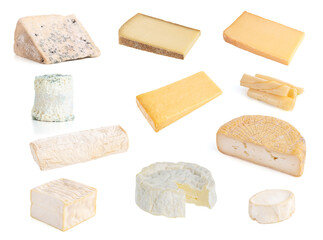 Assortment of French cheeses