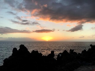 Puesta de sol en Tenerife