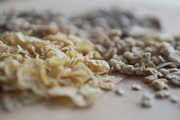 Variedad de cereales. 