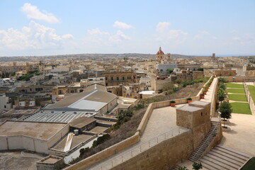 Fototapeta na wymiar The old Castello Il-Kastell in Victoria Rabat, Gozo Malta
