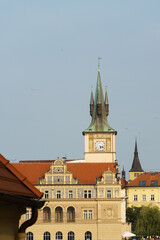 Obraz premium Atardecer en el Praga viejo