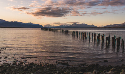 Obraz premium Sofia Lake, Puerto Natales, Patagonia, South Chile, South America