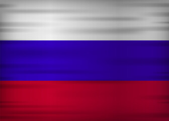 Russia flag realistic flag. Made in Russia. Vector illustration.