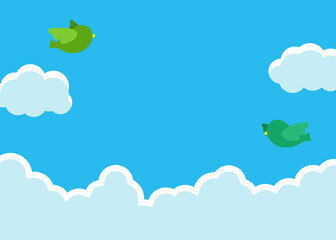 Obraz premium さわやかな青空背景