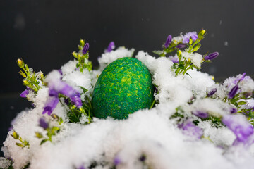 easter in snow
