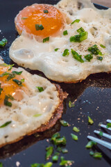 fried eggs