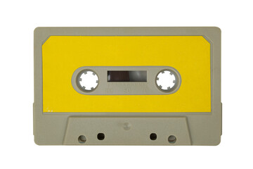 Audio Tape with yellow Label