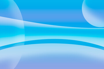 Abstract blue wave background and modern shape design idea.