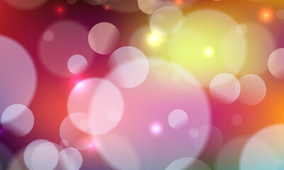 Obraz premium Abstract shiny blurred lights background stock illustration