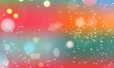 Naklejka premium Abstract shiny blurred lights background stock illustration