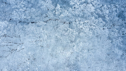 冬・雪山・ドローン・空撮