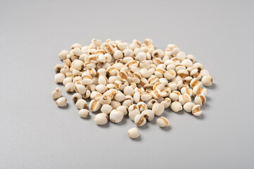 side view herb medicine YiYiRen or Coicis Semen or Ma-yuen Jobstears Seed