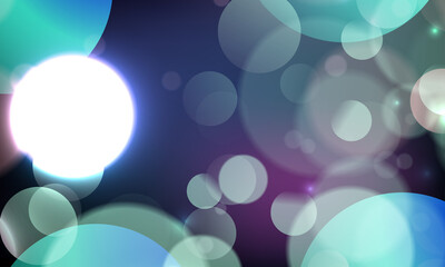 Abstract shiny blurred lights background stock illustration