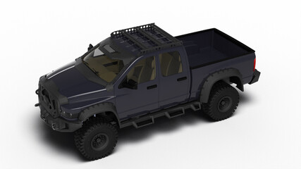 Obraz premium 4WD 4x4 pickup truck SUV