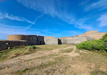 Fototapeta na wymiar Guernsey Channel Islands, Fort Hommet