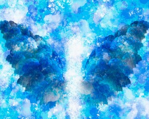Butterfly Sky Abstract