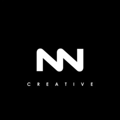 NN Letter Initial Logo Design Template Vector Illustration