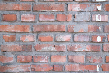Red brick wall background texture