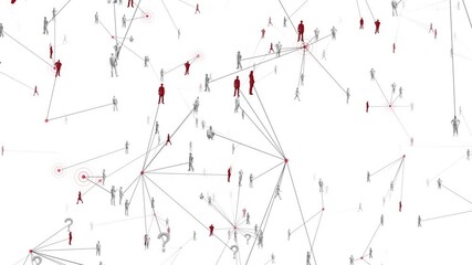 Contact tracing Covid-19 pandemic infected person network tracing - Powered by Adobe