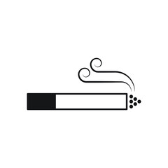 cigarette icon design, isolated on white background