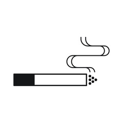 cigarette icon design, isolated on white background