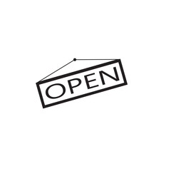 open store icon symbol sign vector