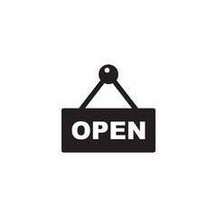 open store icon symbol sign vector