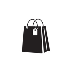 shopping bag icon symbol sign vector