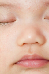 Fototapeta premium Baby Boy Sleeping close up