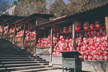 勝尾寺のダルマ（大阪府箕面市）