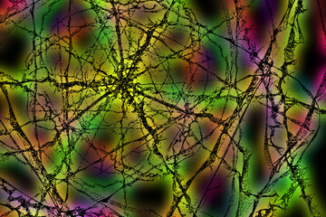 Multicolor abstract background, vector design