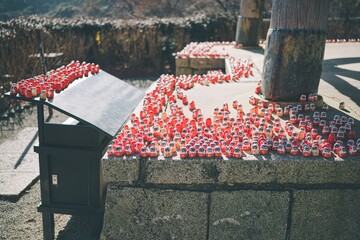 勝尾寺のダルマ（大阪府箕面市）