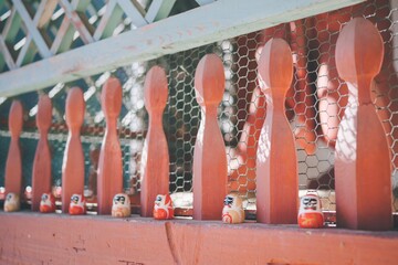 勝尾寺のダルマ（大阪府箕面市）