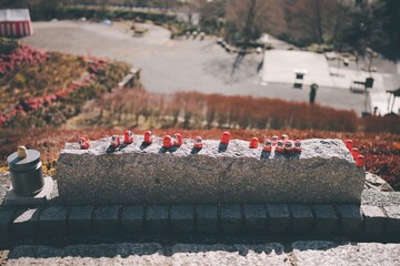 勝尾寺のダルマ（大阪府箕面市）