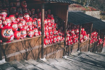 勝尾寺のダルマ（大阪府箕面市）
