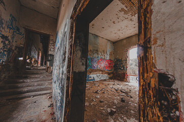 Fototapeta na wymiar lugares abandonados