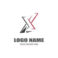 X Logo Template vector icon illustration design
