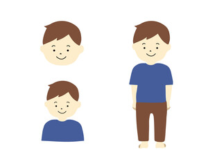 男の子イラストセット