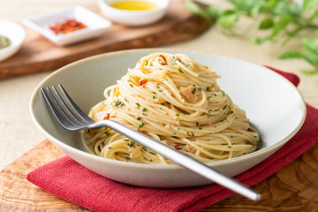 ピリッとスパイシー！スパゲッティペペロンチーノ