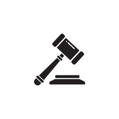 gavel icon symbol sign vector