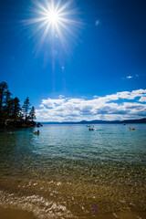 Starburst over Lake Tahoe