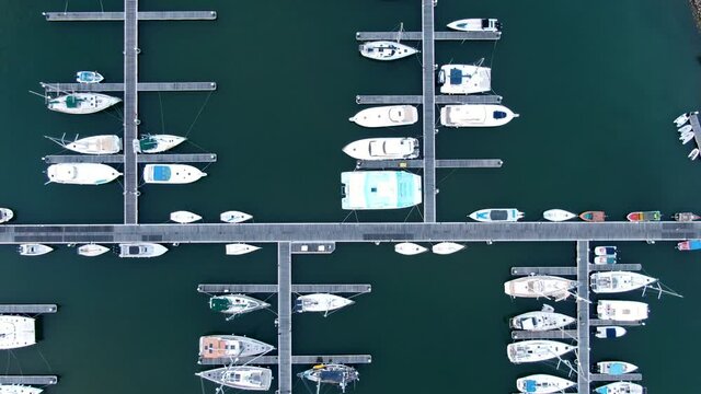 Birds eye view of IGY marina Located In Rodney bay Saint Lucia.