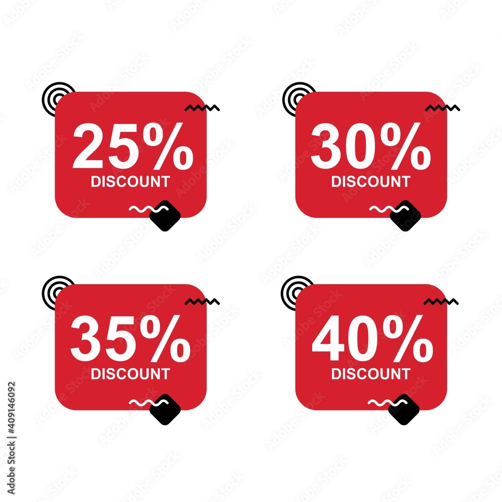 Poster discount label symbols design. easy to edit with vector file. can use for your creative content. esp