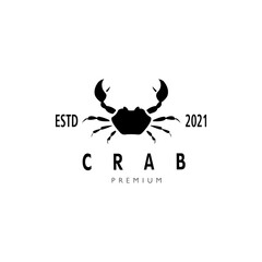 Crab vector logo icon illustration design company symbol