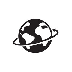 Fototapeta premium globe icon symbol sign vector