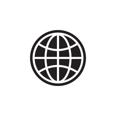 globe icon symbol sign vector
