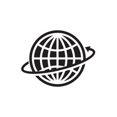 globe icon symbol sign vector