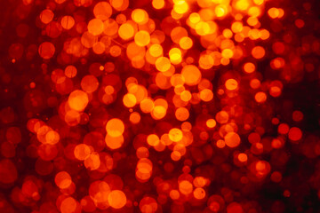 Abstract blur colurful bokeh vintage with black background